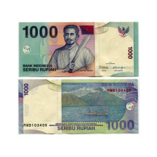 1000 рупий Индонезии 2013 г.