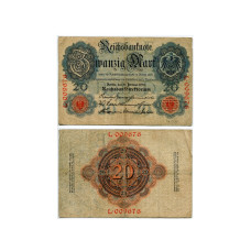 20 марок Германии 19.02.1914 г.