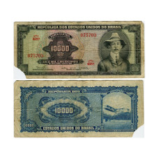 10000 крузейро Бразилии 1966 г.