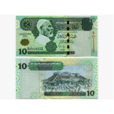 10 динаров Ливии 2004 г.