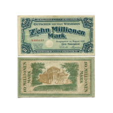 10000000 марок Германии 31.10.1923 г., Висбаден