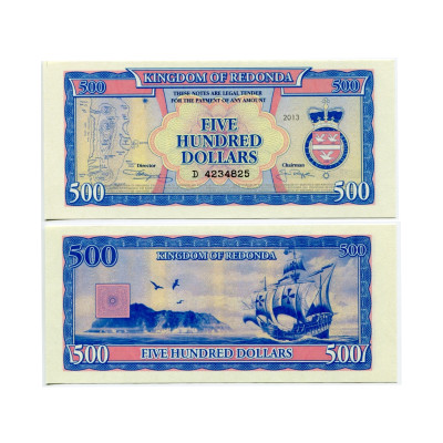 500 долларов Королевства Редонды 2013 г. (пресс)