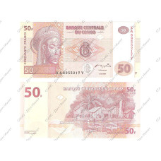 50 франков Конго 2007 г.