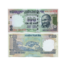 100 рупий Индии 2016 г.