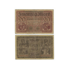 20 марок Германии 1918 г.