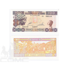 100 франков Гвинеи 2012 г.