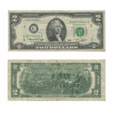 2 доллара США 1976 г. С06772636А