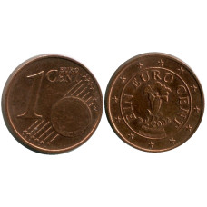 1 Евроцент Австрии 2002 Г.