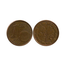 1 евроцент Германии 2008 г. (D)