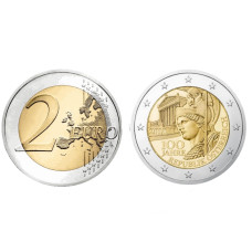 2 Евро Австрии 2018 Г., 100 Лет Австрии