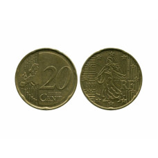 20 евроцентов Франции 2007 г.