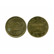 20 евроцентов Германии 2007 г. (J)