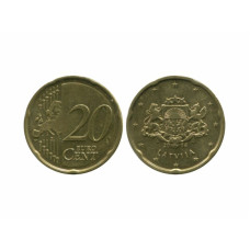 20 евроцентов Латвии 2014 г.