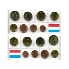 Набор из 8-ми евро монет Люксембурга 2013 г.