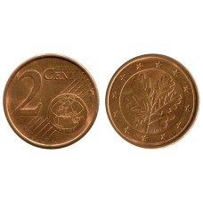 2 евроцента Германии 2004 г. (J)