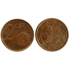 2 евроцента Германии 2006 г. (G)