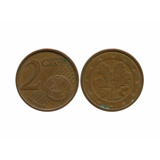 2 евроцента Германии 2004 г. D