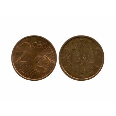 2 евроцента Испании 2010 г.