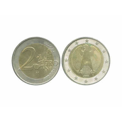 Биметаллическая монета 2 евро Германии 2004 г. A
