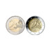 Биметаллическая монета 2 евро Франции 2021 г. XXXIII летние Олимпийские игры, Париж 2024 в блистере