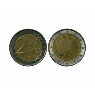 Биметаллическая монета 2 евро Германии 2003 г. (G)