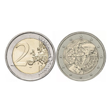 2 евро Италии 2022 г. 35 лет программе Эразмус