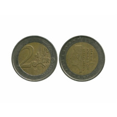 2 евро Нидерландов 2001 г.