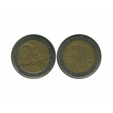 2 евро Нидерландов 2002 г.