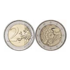 2 евро Словакии 2022 г. 35 лет программе Эразмус