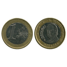 1 евро Испании 2008 г.