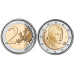 Биметаллическая монета 2 Евро Италии 2019 Г. 500 Лет Со Дня Смерти Леонардо Да Винчи