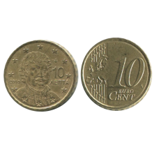 10 евроцентов Греции 2010 г. 