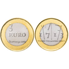 3 Евро Словении 2013 Г., 300 Лет Крестьянскому Восстанию В Толмино