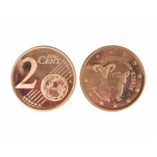 2 евроцента Кипра 2008 г.