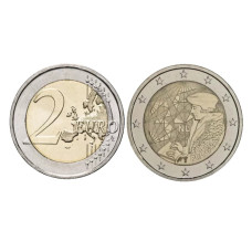 2 евро Нидерландов 2022 г. 35 лет программе Эразмус