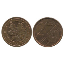 2 евроцента Германии 2015 г. (J)