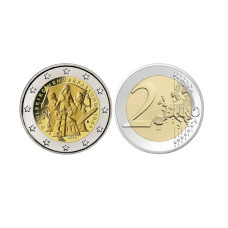 2 евро Германии 2024 г. 175 лет Конституции Паульскихе A