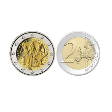 2 евро Германии 2024 г. 175 лет Конституции Паульскихе D