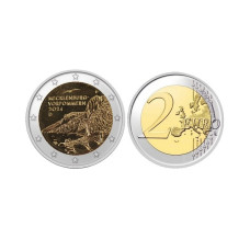 2 евро Германии 2024 г. Мекленбург-Передняя Померания D