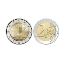 2 евро Италии 2024 г. 250 лет финансовой гвардии