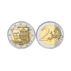 2 евро Люксембурга 2023 г. Палата депутатов