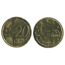 20 Евроцентов Греции 2009 Г.