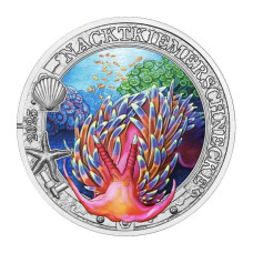 3 евро Австрии 2025 г. Светящаяся морская жизнь - Голожаберный моллюск