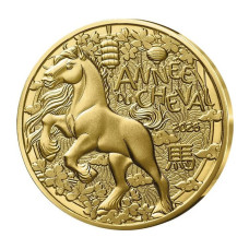 1/4 евро Франции 2026 г. Год Лошади