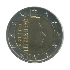 2 евро Люксембурга 2010 г.