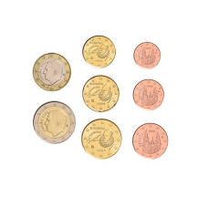 Набор 8 евро монет Испании 2024 г.