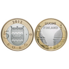 5 Евро Финляндии 2012 Г., Исторические Регионы Финляндии. Строения - Уусимаа