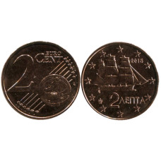 2 Евроцента Греции 2015 Г.