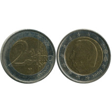 2 евро Бельгии 2000 г.