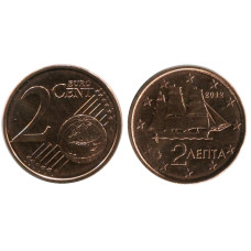 2 Евроцента Греции 2012 Г.